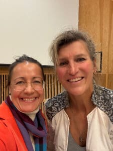 Selfie mit Evelyne Binsack, erste Mount Everest Besteigerin und Süd- und Nordpol Expeditionsteilnehmerin